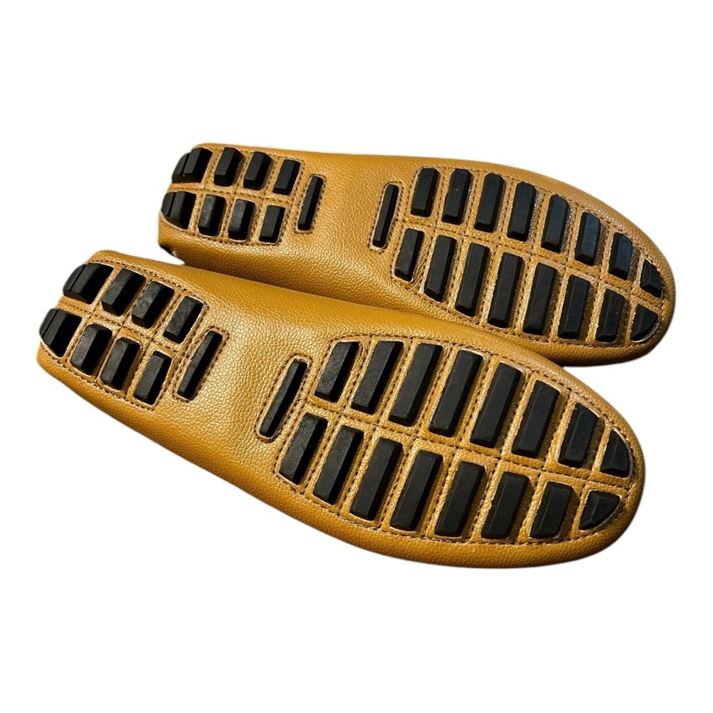 Artisure Tan Leather Driving Loafers Cushioned Insoles Size 8.5 - Picture 10 of 11